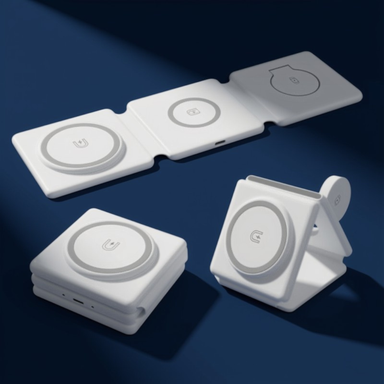 Elvara™ — Power, Perfected 3 in 1 Magnetic Wireless Charger Pad